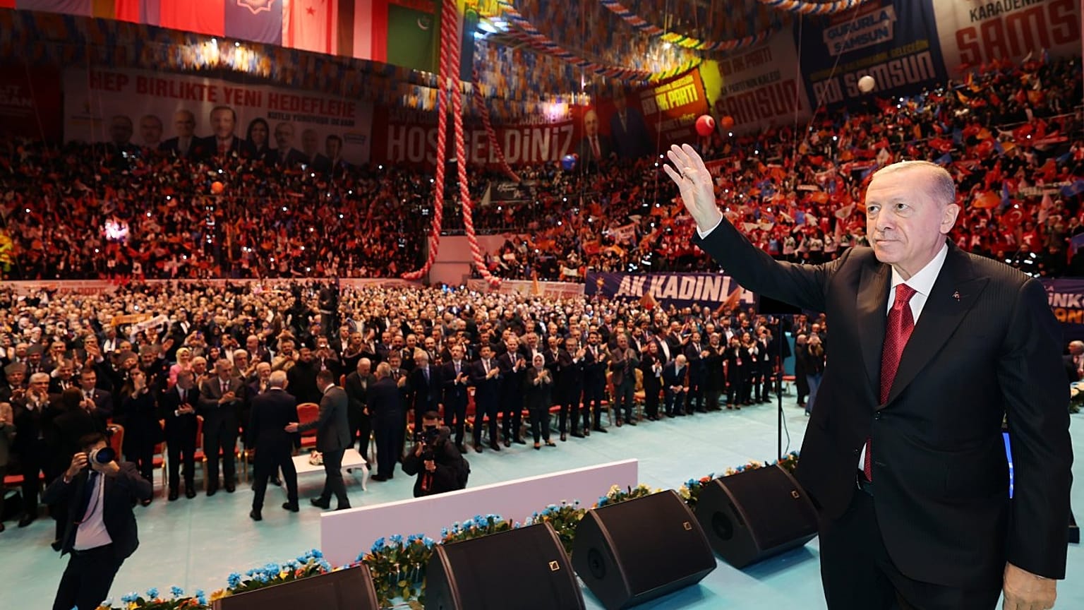Erdoğan partisinin Samsun kongresinde konuştu.