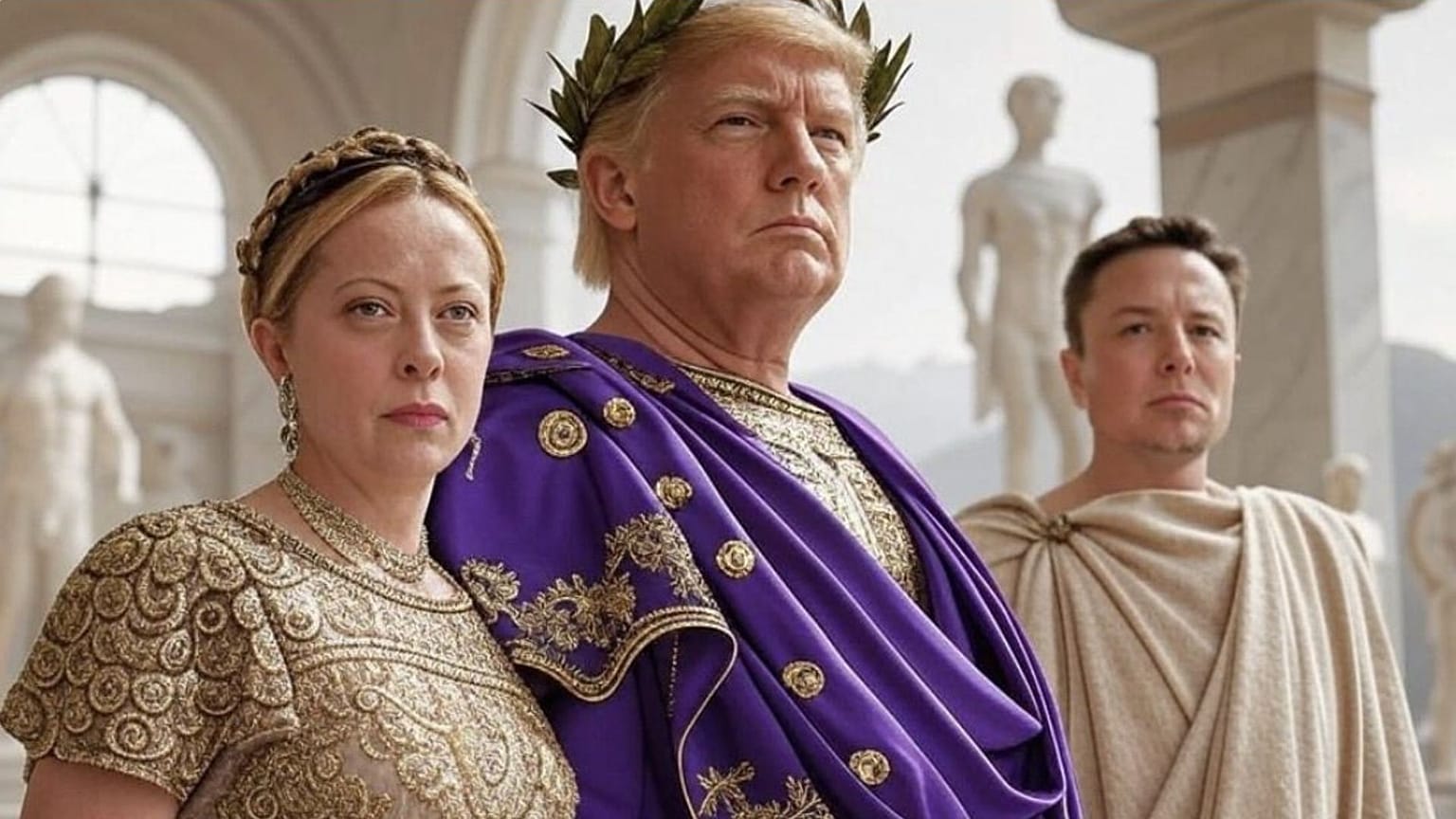 Meloni, Trump és Elon Musk