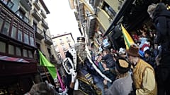 Imagen de archivo de una cabalgata de Reyes Magos en España. 