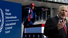 Trump és Karim Khan ICC főügyész