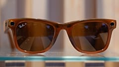 یک جفت عینک هوشمند Ray-Ban Meta در کنفرانس Meta Connect چهارشنبه، 25 سپتامبر 2024، در منلو پارک، کالیفرنیا عکس گرفته شده است.