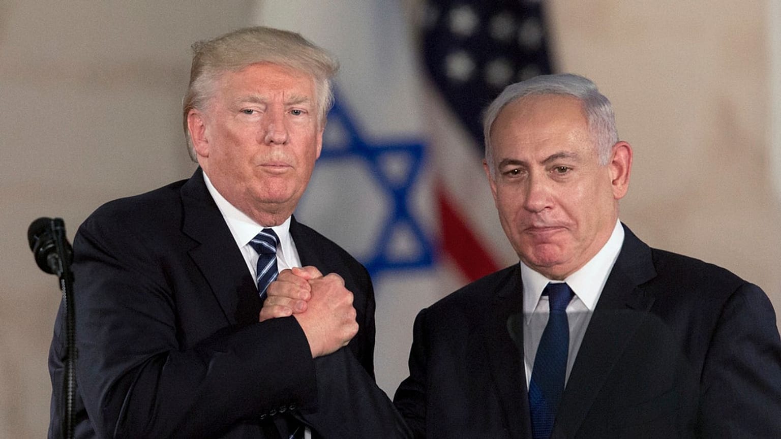  Donald Trump and Benjamin Netanyahu