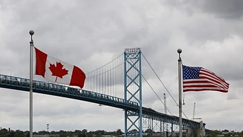 USA-Kanada határ, Windsor, Ontario