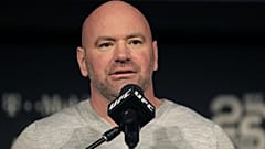 UFC president Dana White speaks at a news conference in New York. 2 November 2018.