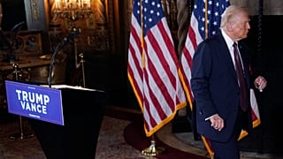 Seçilmiş ABD Başkanı Donald Trump, Mar-a-Lago'da düzenlenen basın konferansında, 7 Ocak 2025