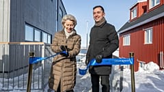 Grönland miniszterelnöke, Mute B. Egede Ursula von der Leyennel, az Európai Bizottság elnökével 2024. márciusában