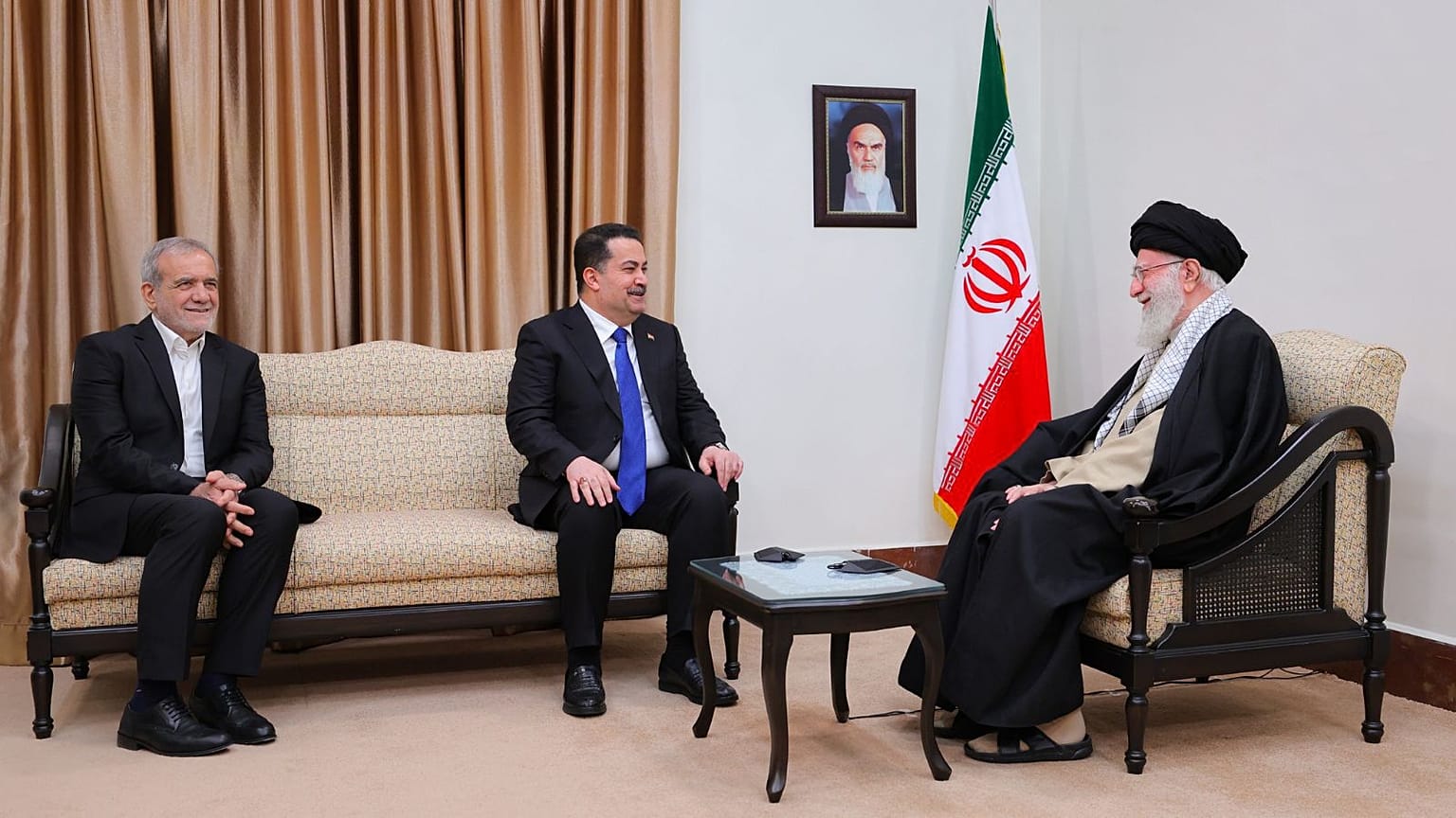 دیدار نخست وزیر عراق با رهبر و رئیس جمهور ایران
