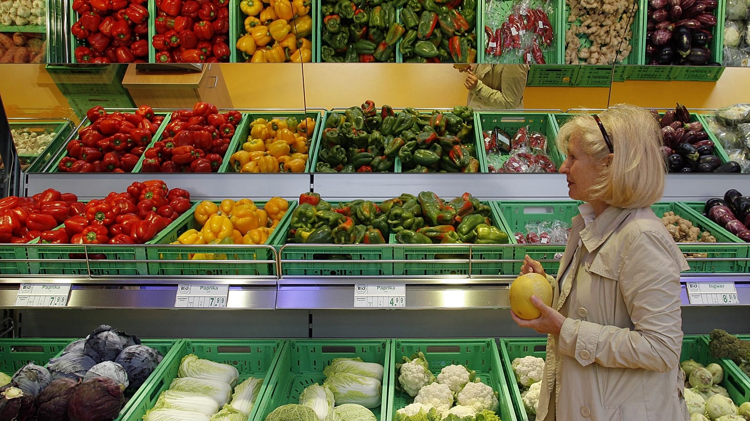 Un supermercado "básico" en Múnich, Alemania. 9 de agosto de 2007.
