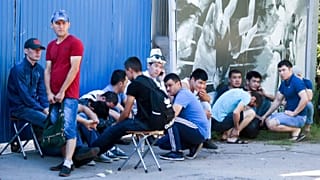 مهاجران قرقیزستانی در روسیه (عکس از آرشیو)