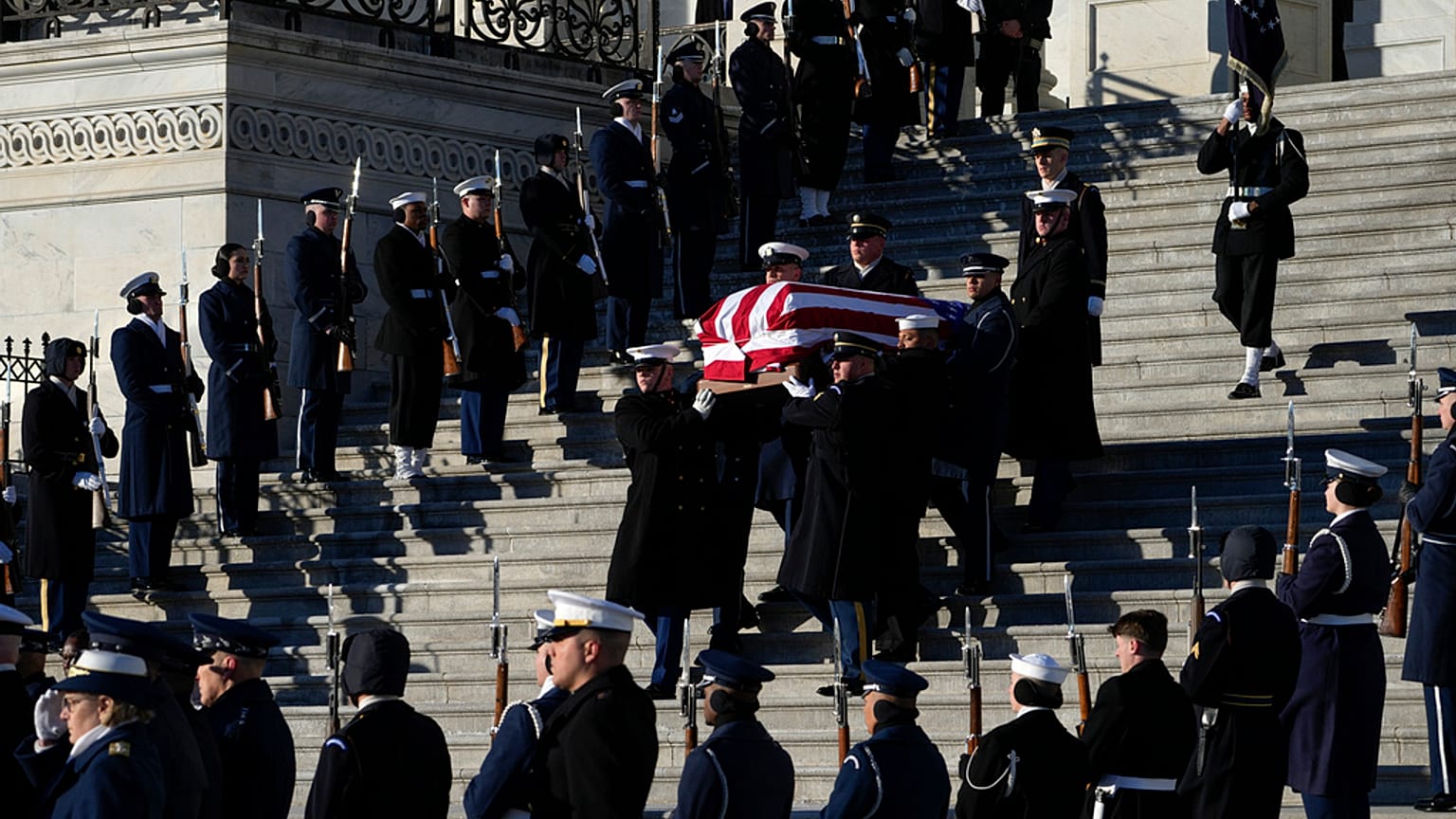 I funerali di Stato dell'ex presidente Usa, Carter