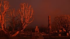 Imagen del incendio californiano