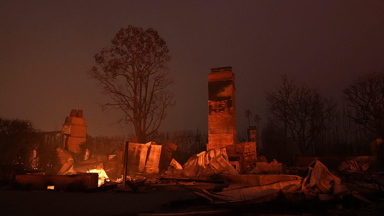 Пасифик Палисейдс, Лос-Анджелес, США. 09.01.2025