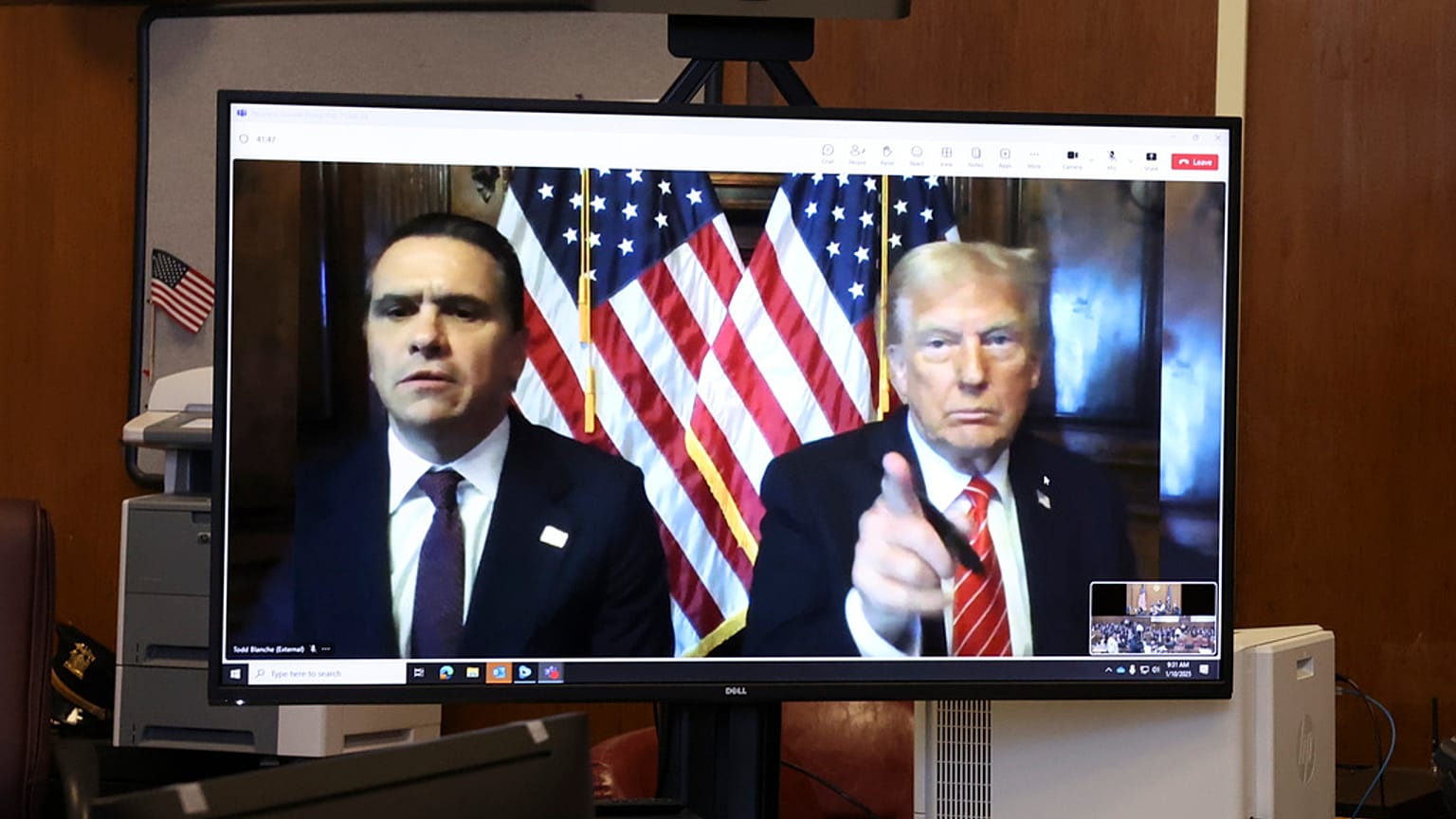 Donald Trump, New York'taki duruşmaya video konferans yoluyla katıldı, 10 Ocak 2025