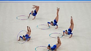 Paris 2024'te Azerbaycan Kadın Milli Jimnastik Takımı sahnede, 10 Ağustos 2024