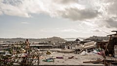 Le bidonville de Kaweni, à la périphérie de Mamoudzou, après le passage du cyclone Chido, le 19 décembre 2024.