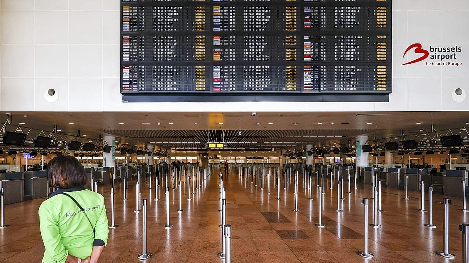 ARCHIVO - Aeropuerto de Bruselas (Bélgica)