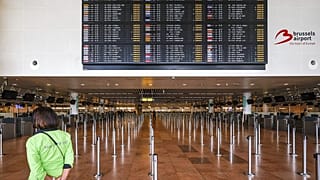 DATEI - Flughafen Brüssel in Belgien