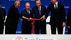 Cumhurbaşkanı Recep Tayyip Erdoğan ve Rusya Devlet Başkanı Vladimir Putin 8 Ocak 2020'de TürkAkım boru hattının açılışını yapmıştı.