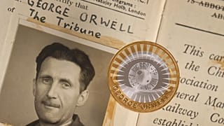 George Orwell ve yeni 2 sterlinlik madeni para