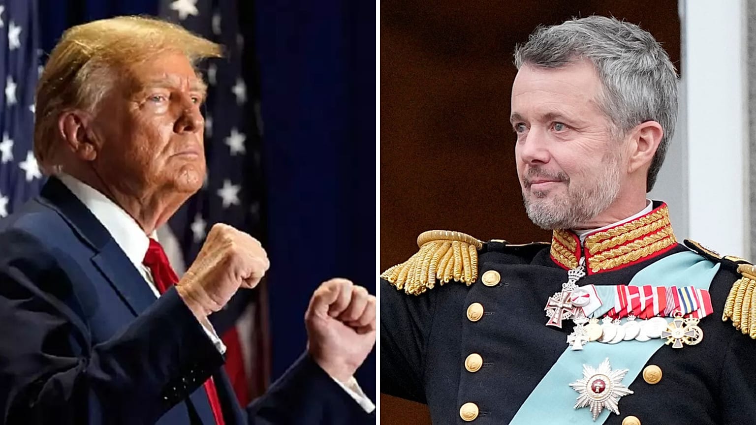 Donald Trump és X. Frigyes dán király