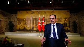 MİT Başkanı İbrahim Kalın, Cumhurbaşkanlığı Sözcülüğü yaptığı sırada, 19 Ekim 2019