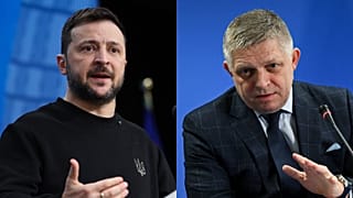 Volodymyr Zelenskyy e Robert Fico estão numa guerra de palavras sobre o gás russo.
