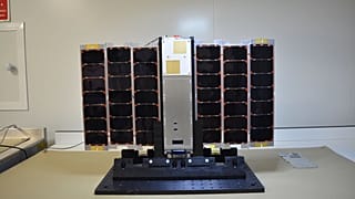 Será criada uma constelação com 12 satélites como este para cobrir os mares de todo o mundo em tempo real