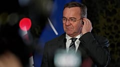 Le ministre allemand de la Défense, Boris Pistorius, après une réunion des ministres de la Défense de cinq pays de l'OTAN, en Pologne, le lundi 13 janvier 2025.