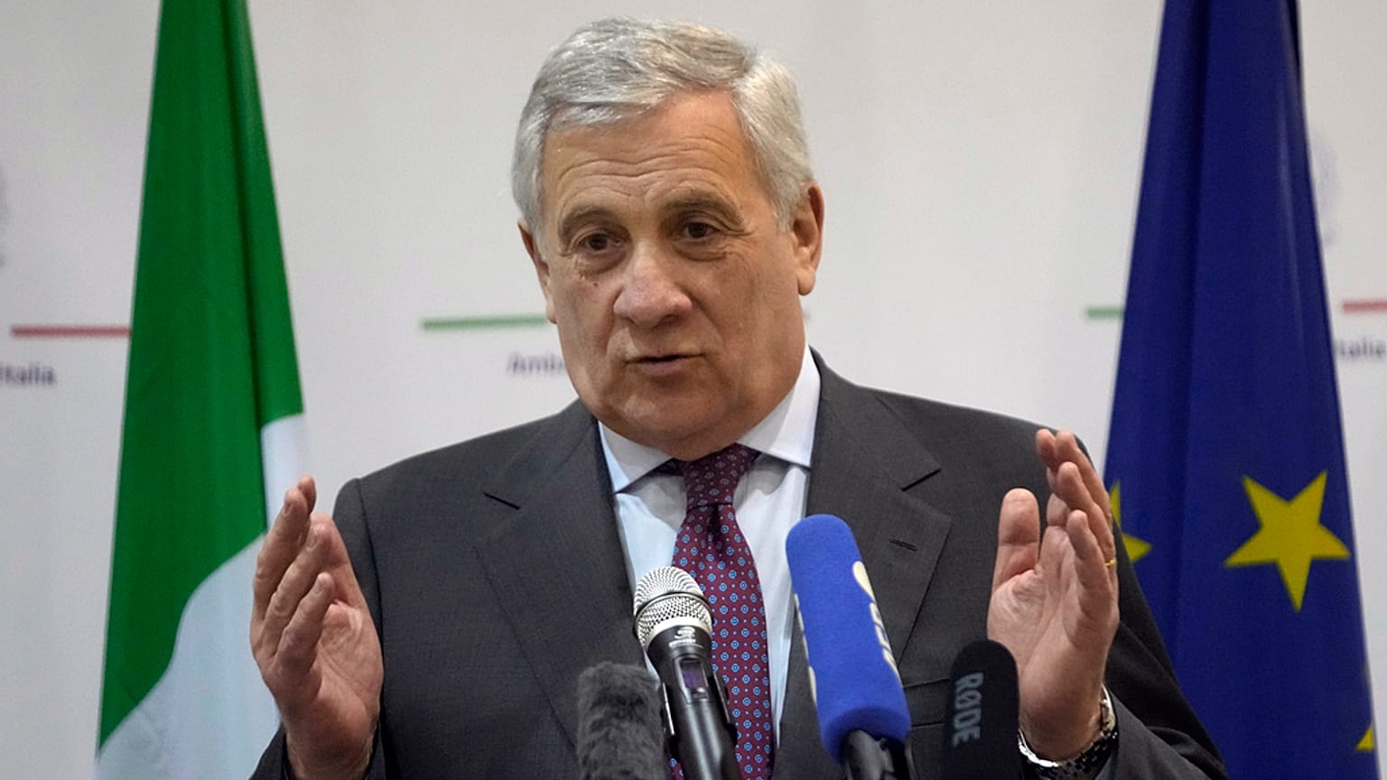 Il ministro degli Esteri Antonio Tajani, Beirut, Libano, 10 gennaio 2025