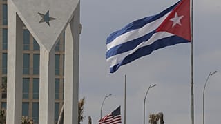 A kubai amerikai nagykövetség Havannában