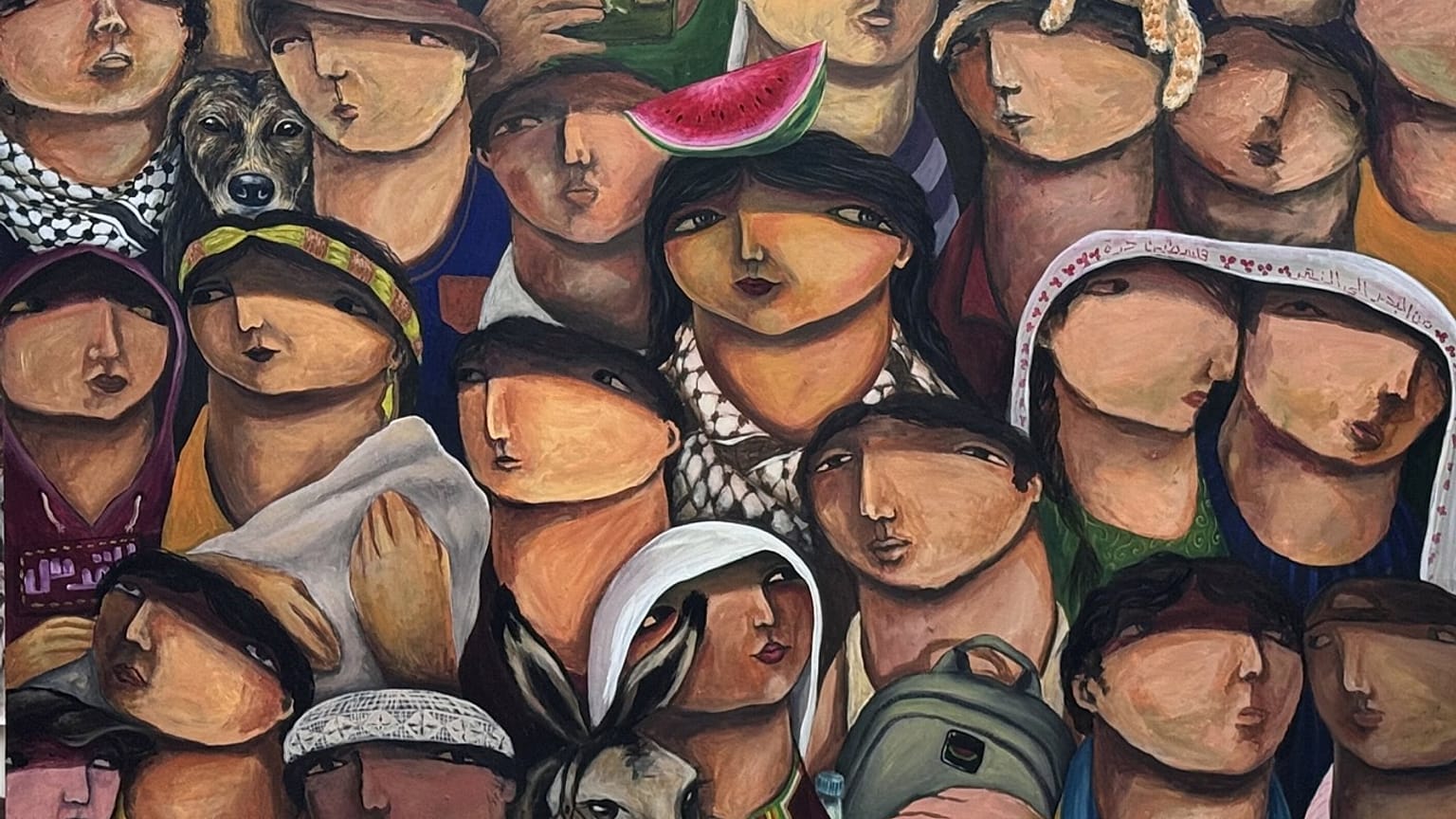 "Under Surveillance" do artista participante Hamada El Kept, 2024