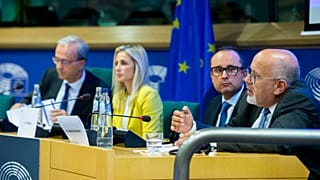 Wojciech Wiewiórowski, atual AEPD, durante uma audição no Parlamento Europeu.