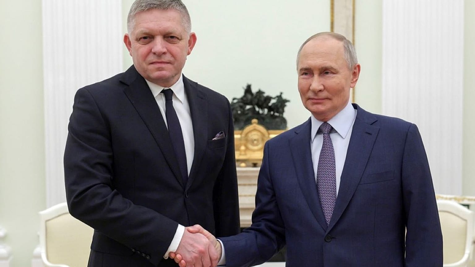 Robert Fico és Vlagyimir Putyin