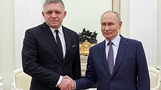 Robert Fico és Vlagyimir Putyin