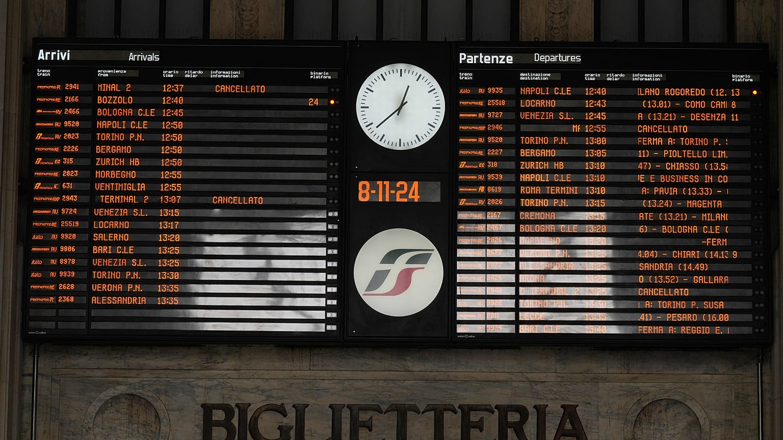 L'Italia è stata travagliata da guasti e ritardi sulla rete ferroviaria negli ultimi giorni: Fs ha denunciato possibili sabotaggi