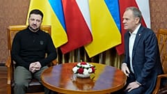 Donald Tusk i Wołodymyr Zełenski