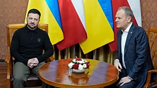 Donald Tusk i Wołodymyr Zełenski