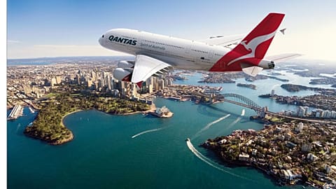 Qantas is being forced to delay flights due to falling space debris. 
