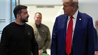 دونالد ترامب يجتمع مع فولوديمير زيلينسكي في برج ترامب، الجمعة 27 سبتمبر/أيلول 2024، في نيويورك