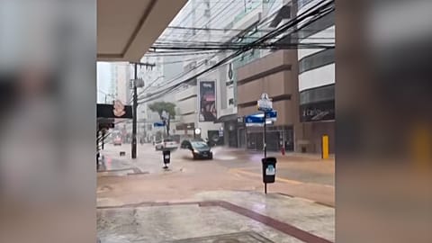 Inondations à Balneário Camboriú