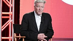 David Lynch asiste al panel de 'Twin Peaks' en Pasadena, California. 2017