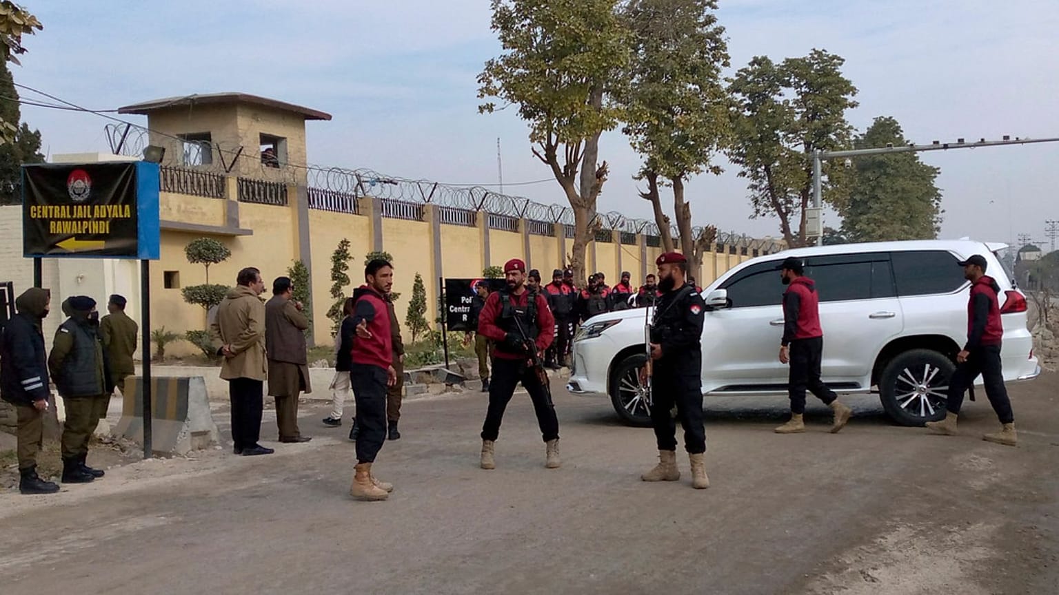 a court specially set up in Adiyala prison