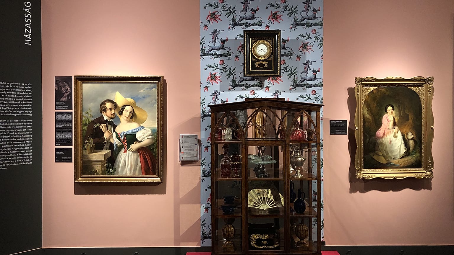 Biedermeier mindennapok - a kiállítás részlete a Magyar Nemzeti Galériában