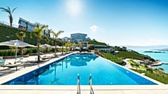 Griechische Schwimmbäder könnten in diesem Sommer mit Meerwasser gefüllt werden, um die Trockenheit zu bekämpfen. 