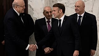 Ο Εμανουέλ Μακρόν στον Λίβανο