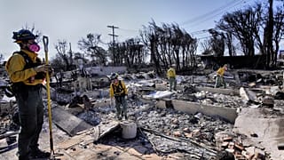 A Los Angeles-i Pacific Palisades negyed a pusztító tűz után