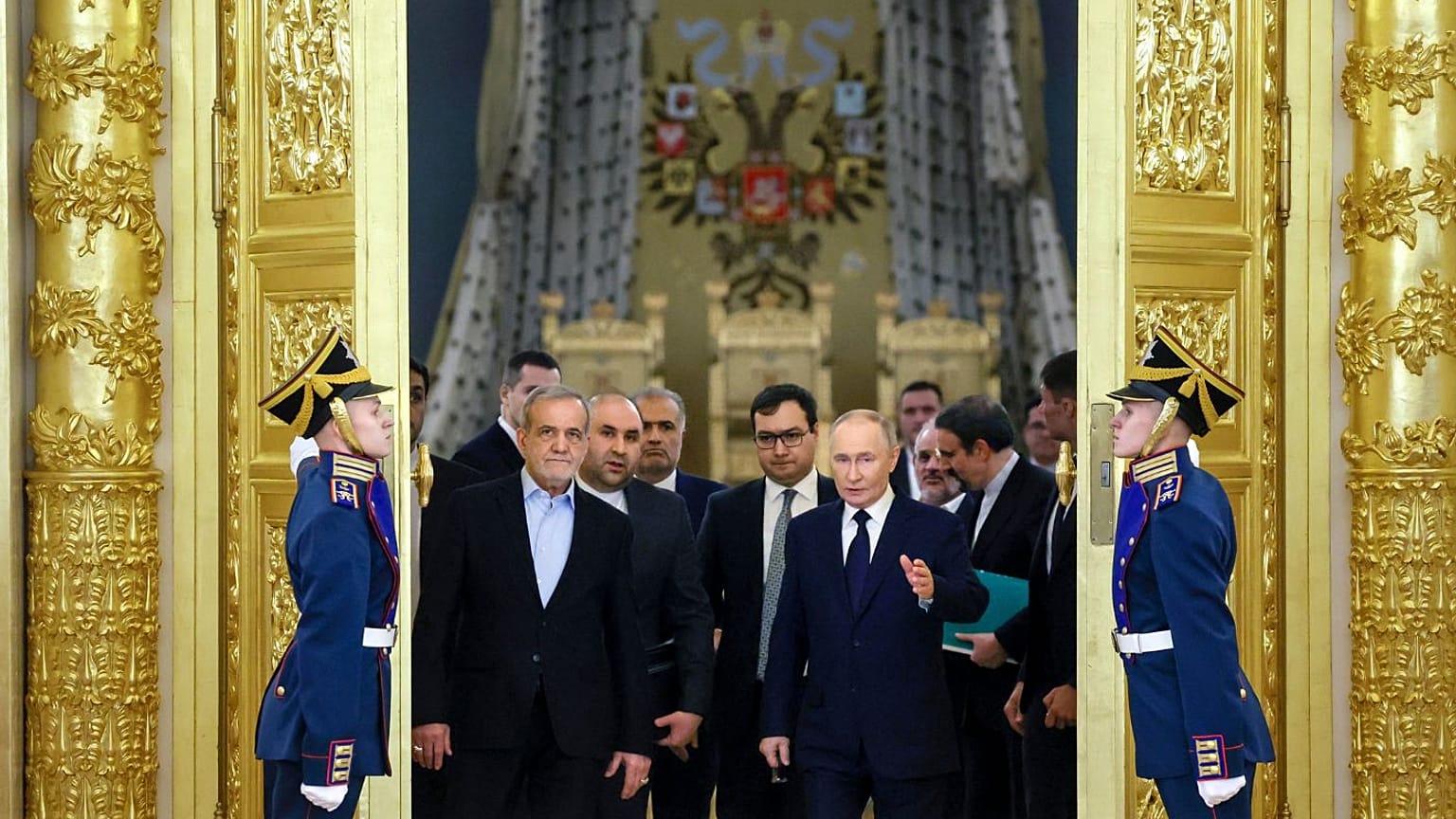 دیدار و گفتگوی روسای جمهور ایران و روسیه در مسکو