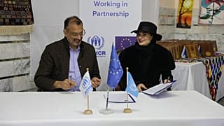 همکاری اتحادیه اروپا و سازمان ملل برای آوارگان افغان