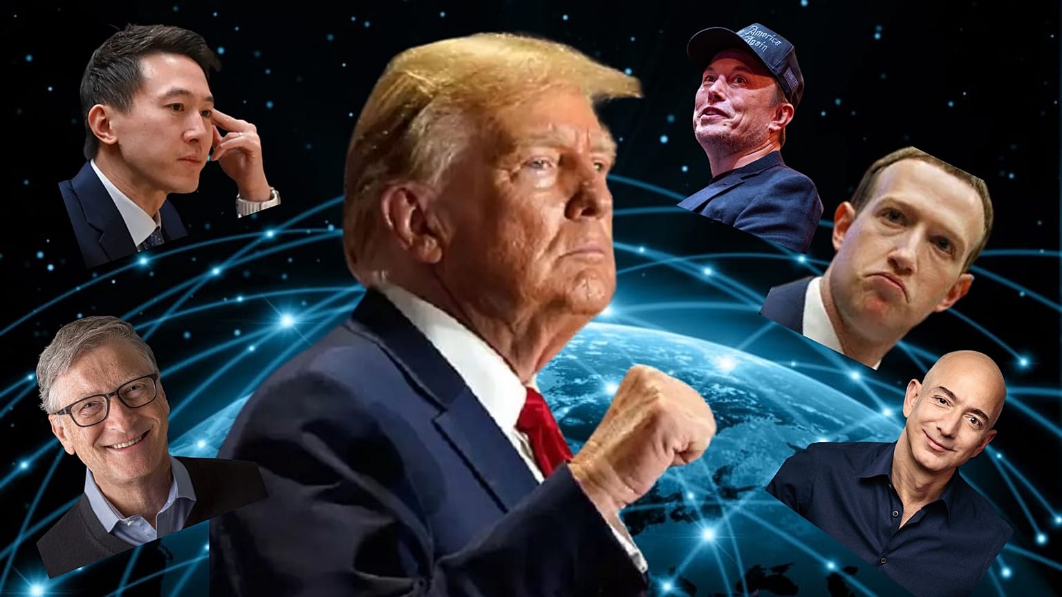 Donald trump és a meghatározó tech-mágnások