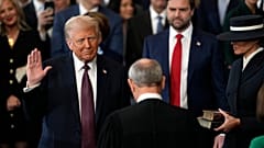 Donald Trump giura da 47esimo presidente degli Stati Uniti, Washington, Usa, 20 gennaio 2025